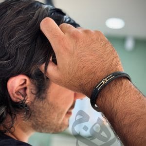 دستبند چرم مردانه