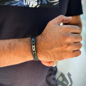 دستبند چرم مردانه